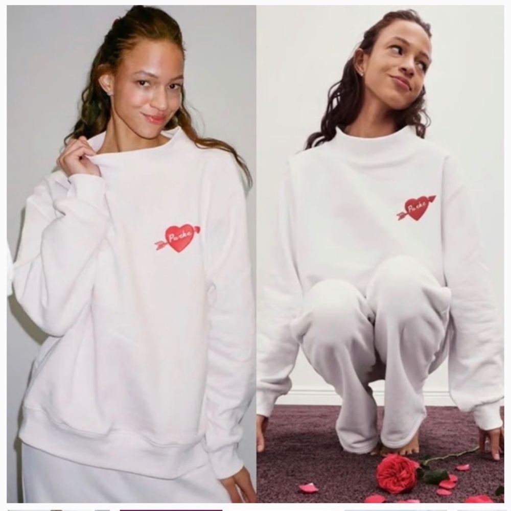 PARKE Cupid mockneck from the Valentine’s drop! BRAND NEW • XXL